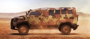 3D model vehicle military