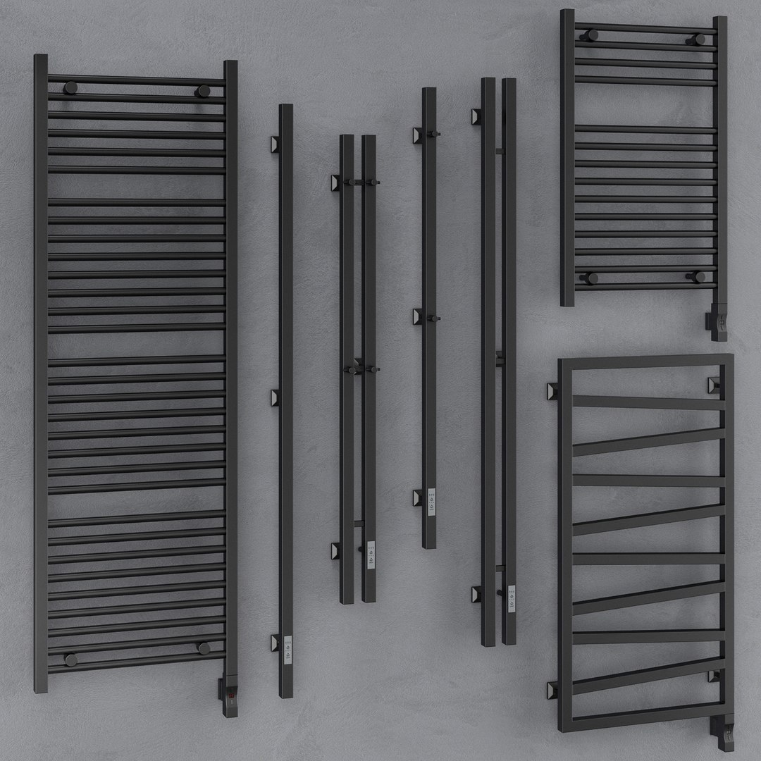 Towel Dryers TONI ARTI 2 3D Model TurboSquid 1996251