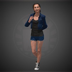 3D character people human model