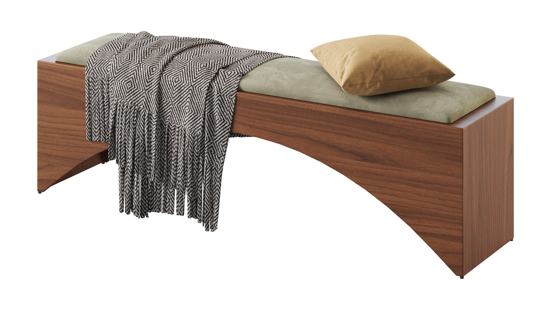 Arc Bench 3D Model - TurboSquid 2320534