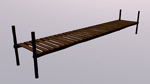 free bridge railings 3d model