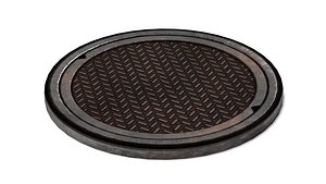 3d model manhole cover 1