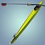 single rowing sculls c4d