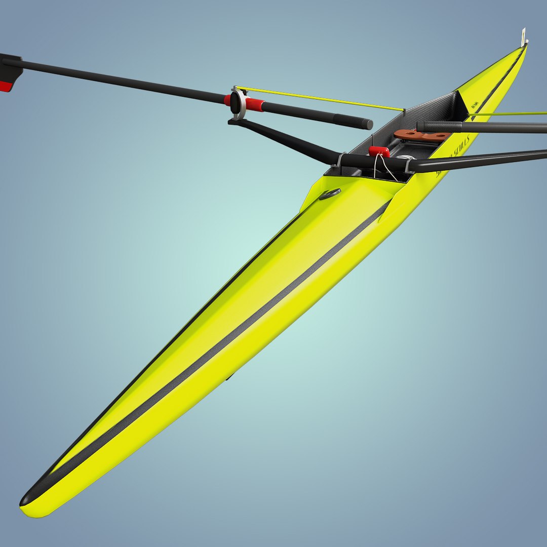 Single Rowing Sculls C4d