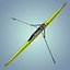 single rowing sculls c4d