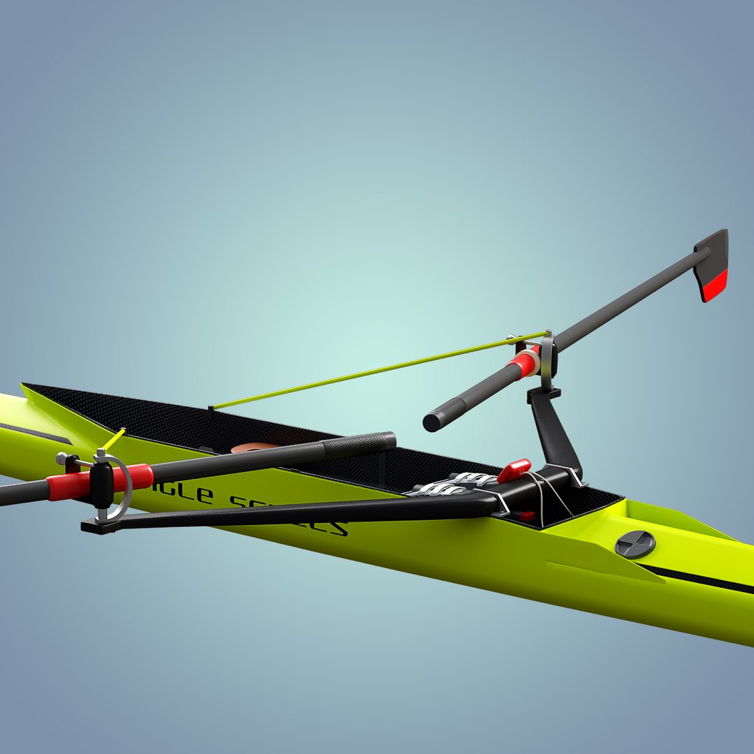 Single Rowing Sculls C4d
