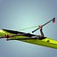 single rowing sculls c4d