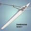 single rowing sculls c4d
