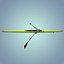 single rowing sculls c4d