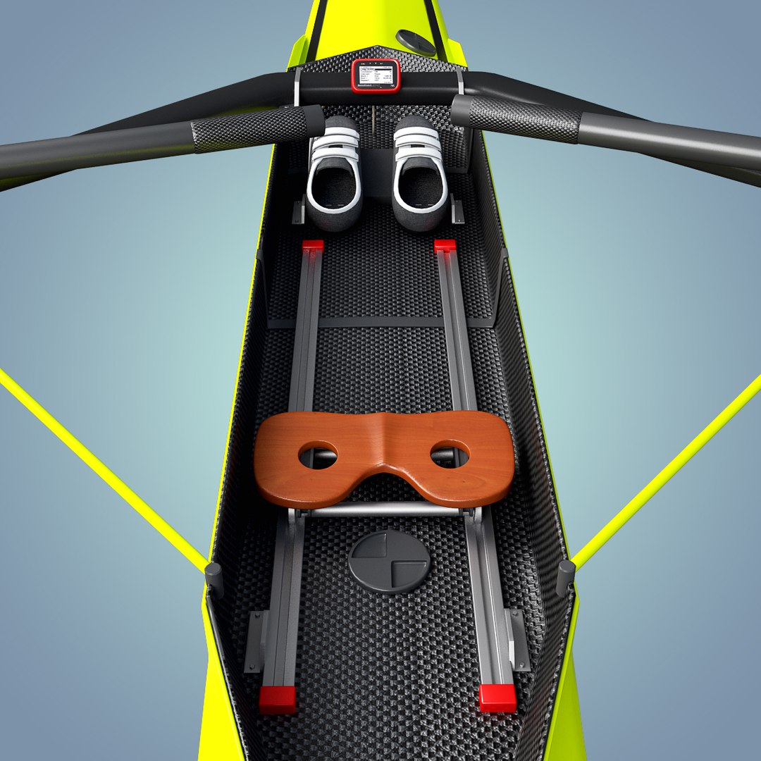 Single Rowing Sculls C4d