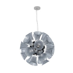 chalice glass pendant lamp 3D model