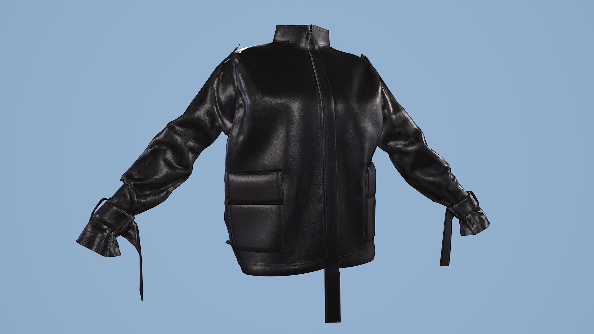 3D Black leather jacket with zipper https://p.turbosquid.com/ts-thumb/Ds/Q2ljEY/1z/116/png/1657870613/1920x1080/fit_q87/f1347d0a20a234ede28202aec1c14bfd89286676/116.jpg