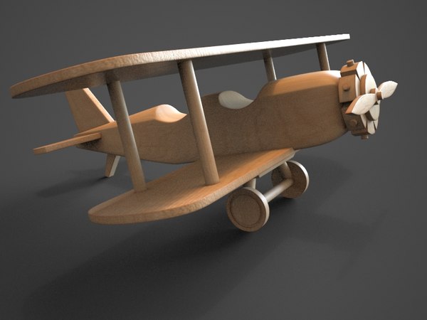 Wooden biplane store