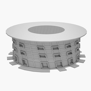 Hi-Tech Building 20 3D model