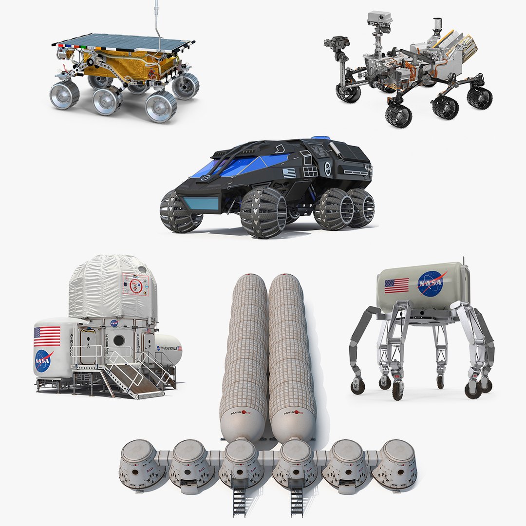 Mars Colony Collection 5 3D model preview