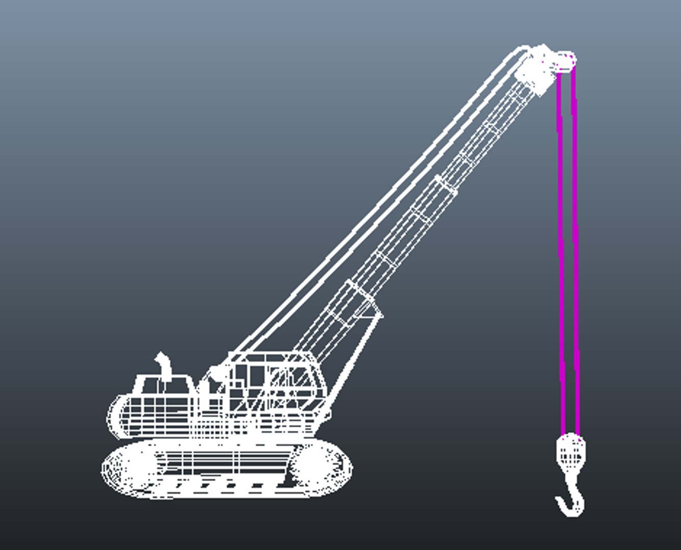 3D Fully Rigged Crane - TurboSquid 1394680