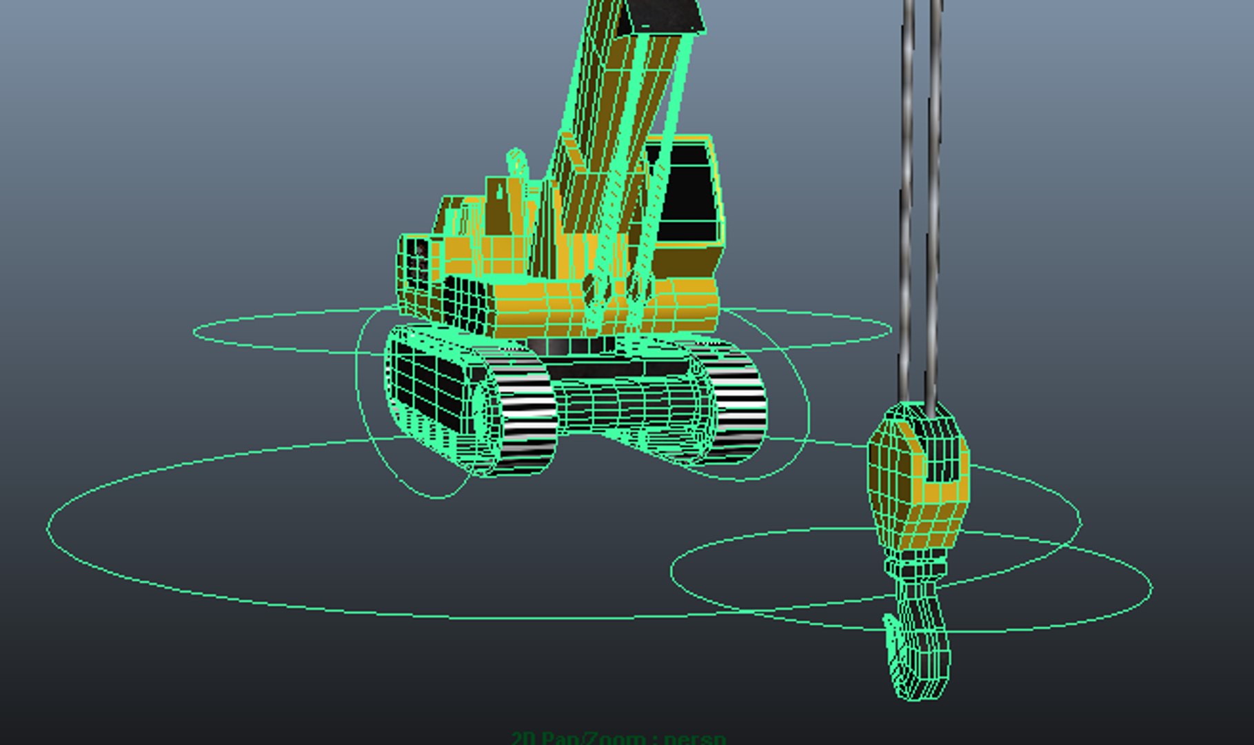 3D Fully Rigged Crane - TurboSquid 1394680