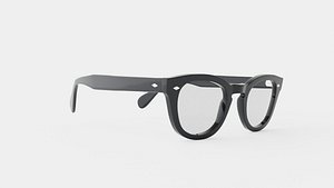 Black Full-Rim Square Eyeglasses