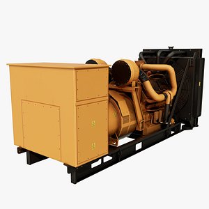 diesel generator 3D model