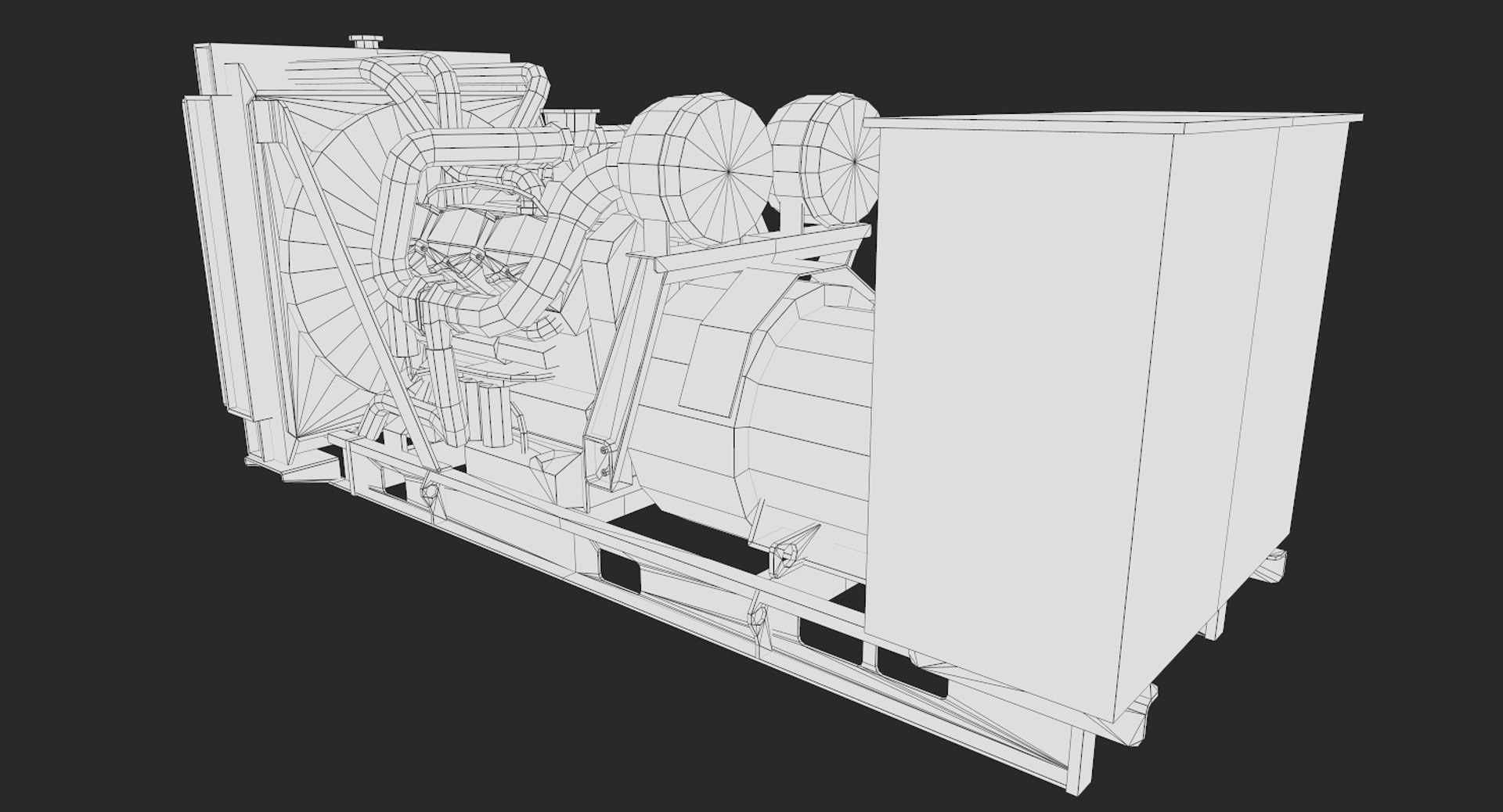 Diesel Generator 3D Model - TurboSquid 1346435