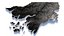 ギニアビサウの地形図