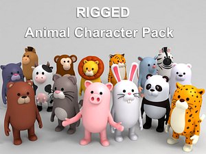 Cartoon Animal Rigged Pack