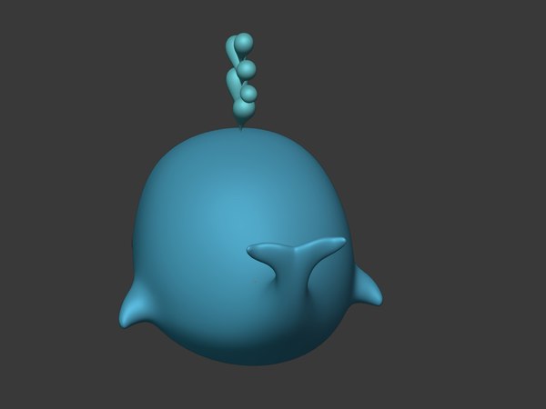 Cartoon Whale 3D model - TurboSquid 1781371