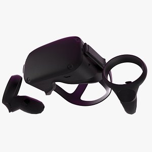 3D oculus quest controllers