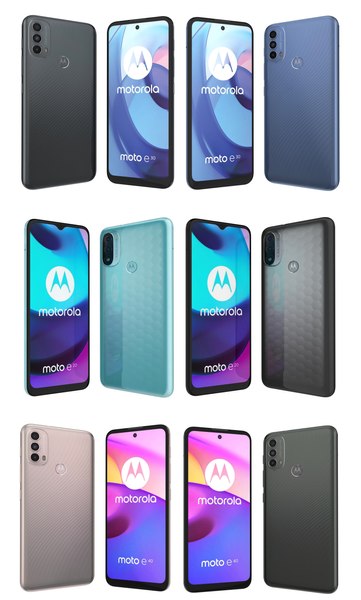 Motorola Moto E Collection 3D model