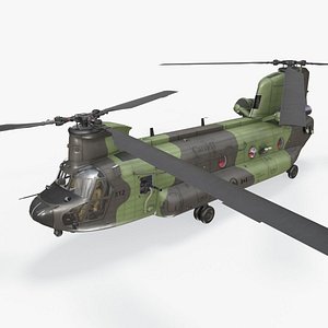 CH-47 Chinook RCAF Complex Animation --19--