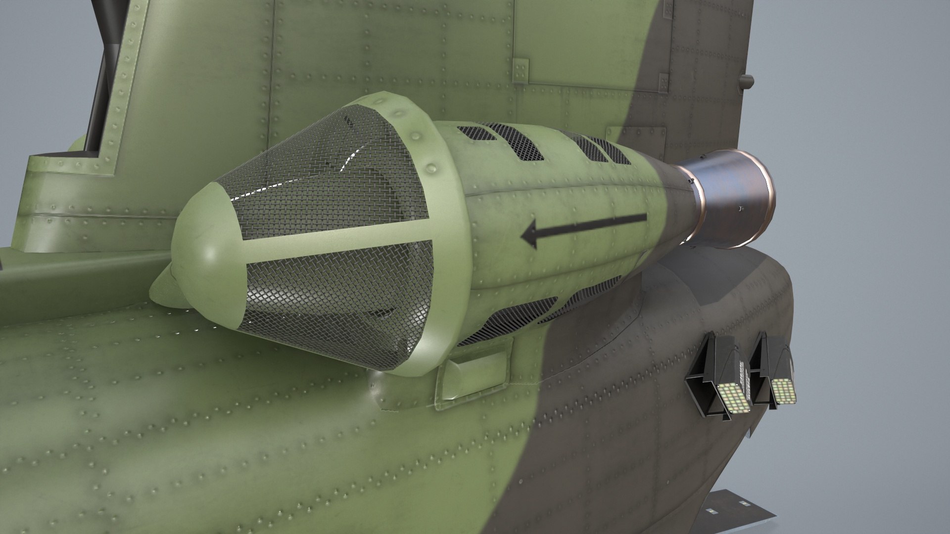 3D CH-47 Chinook RCAF Complex Animation - TurboSquid 2170221