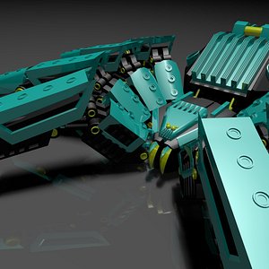 mechanical spider 3D model