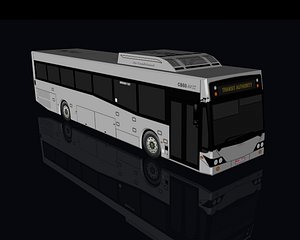3d shuttle bus model