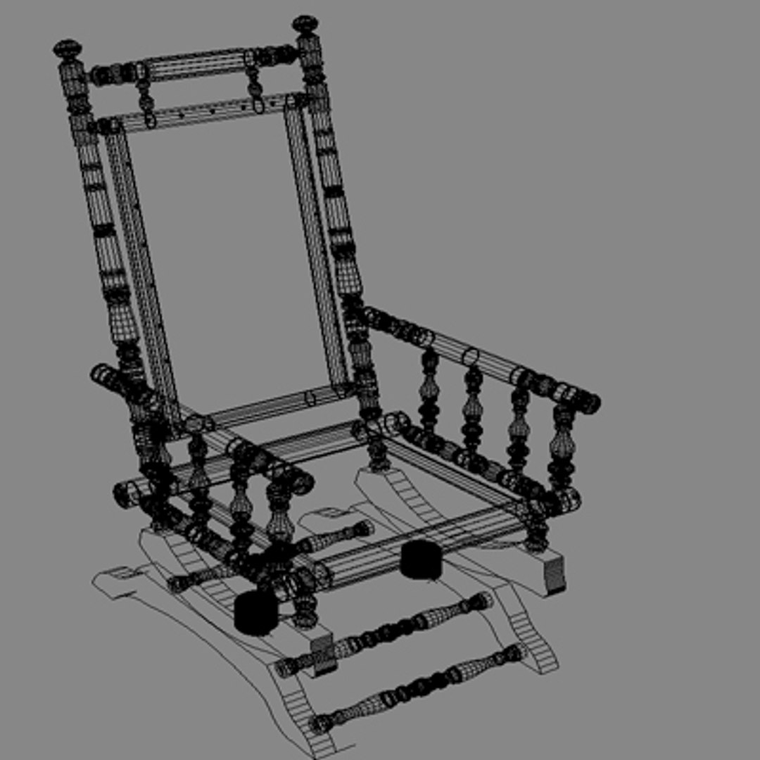 Rocking Chair 3d Model