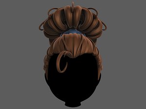 hair style girl v80 3D