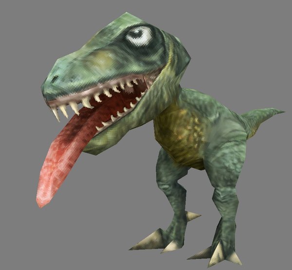 3d obj t rex