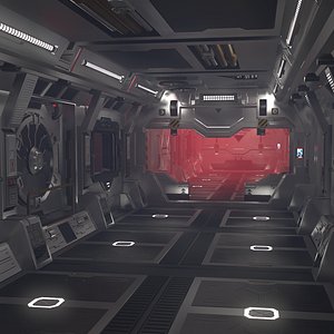 Sci-fi Modular Building Interior 3D - TurboSquid 1444621