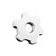 gear icon 3D model