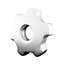 gear icon 3D model