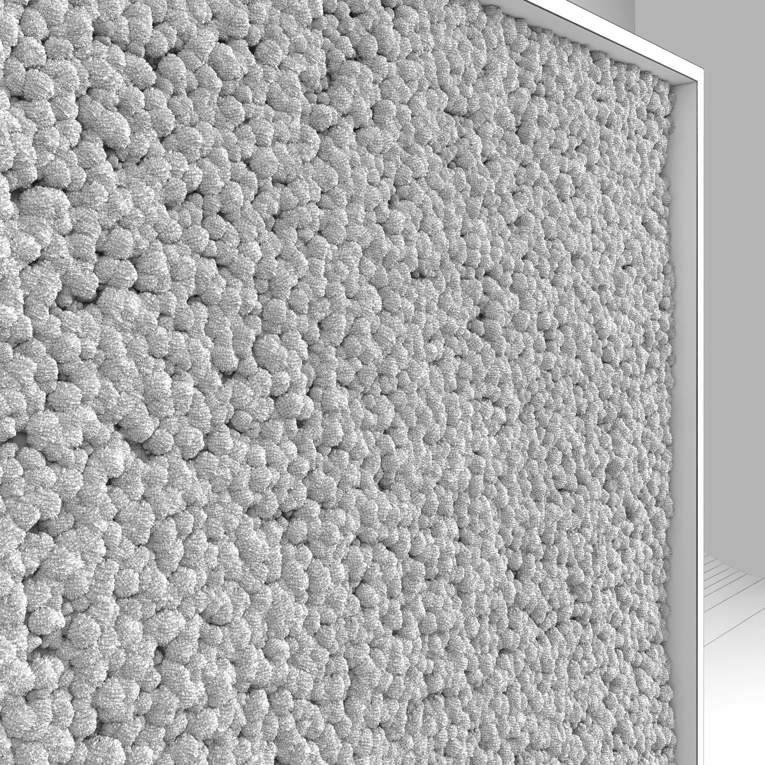 moss wall multiscatter scattering 3d model