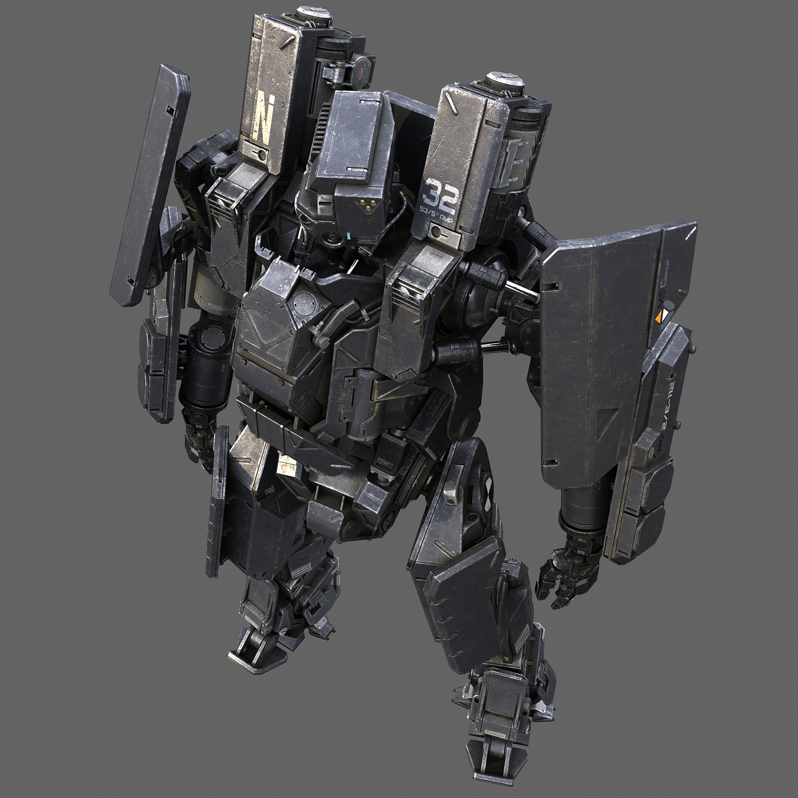 robot biped max
