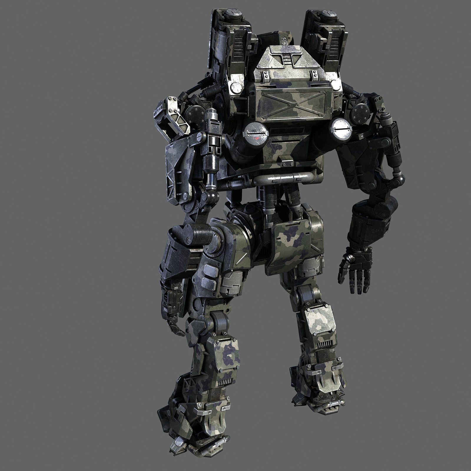 robot biped max