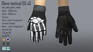 FPS hand glove tactical 05 s5