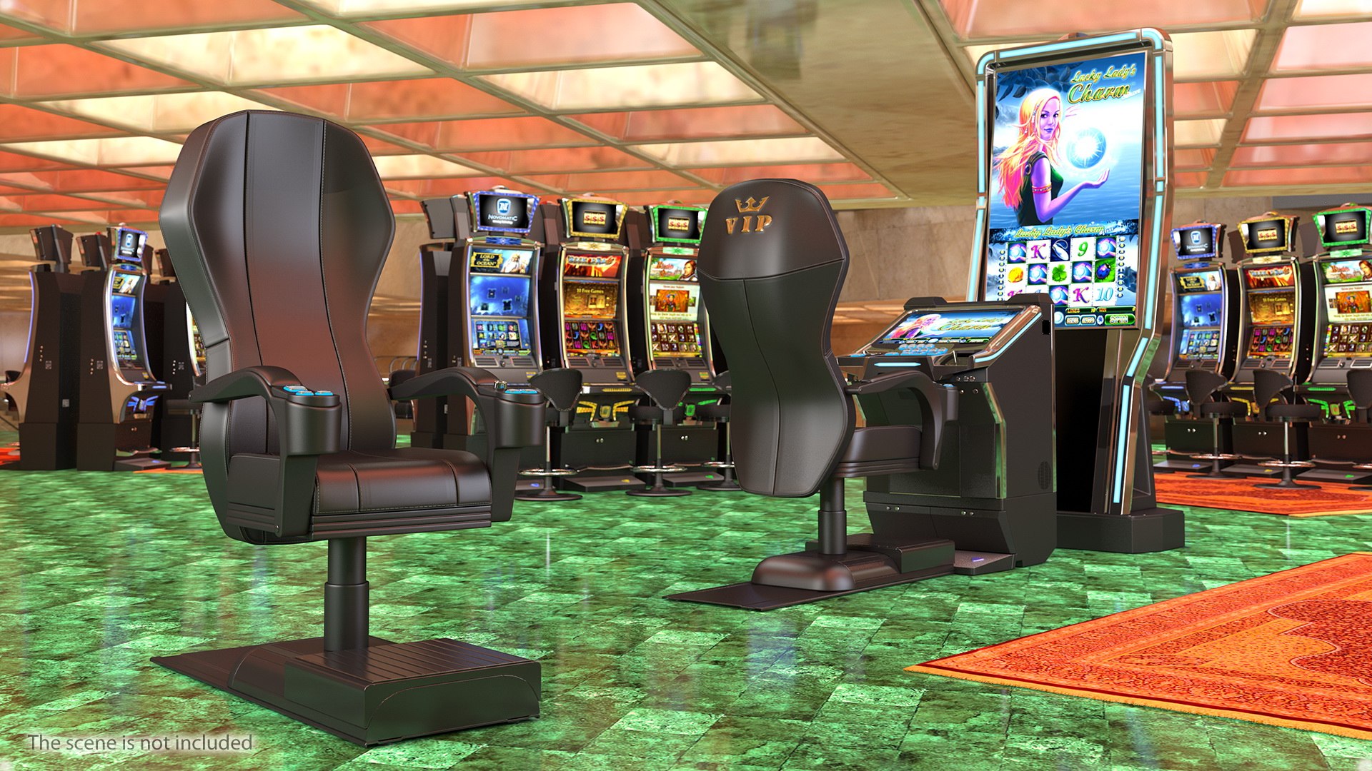 NOVOSTAR Crown VIP Chair 3D model preview