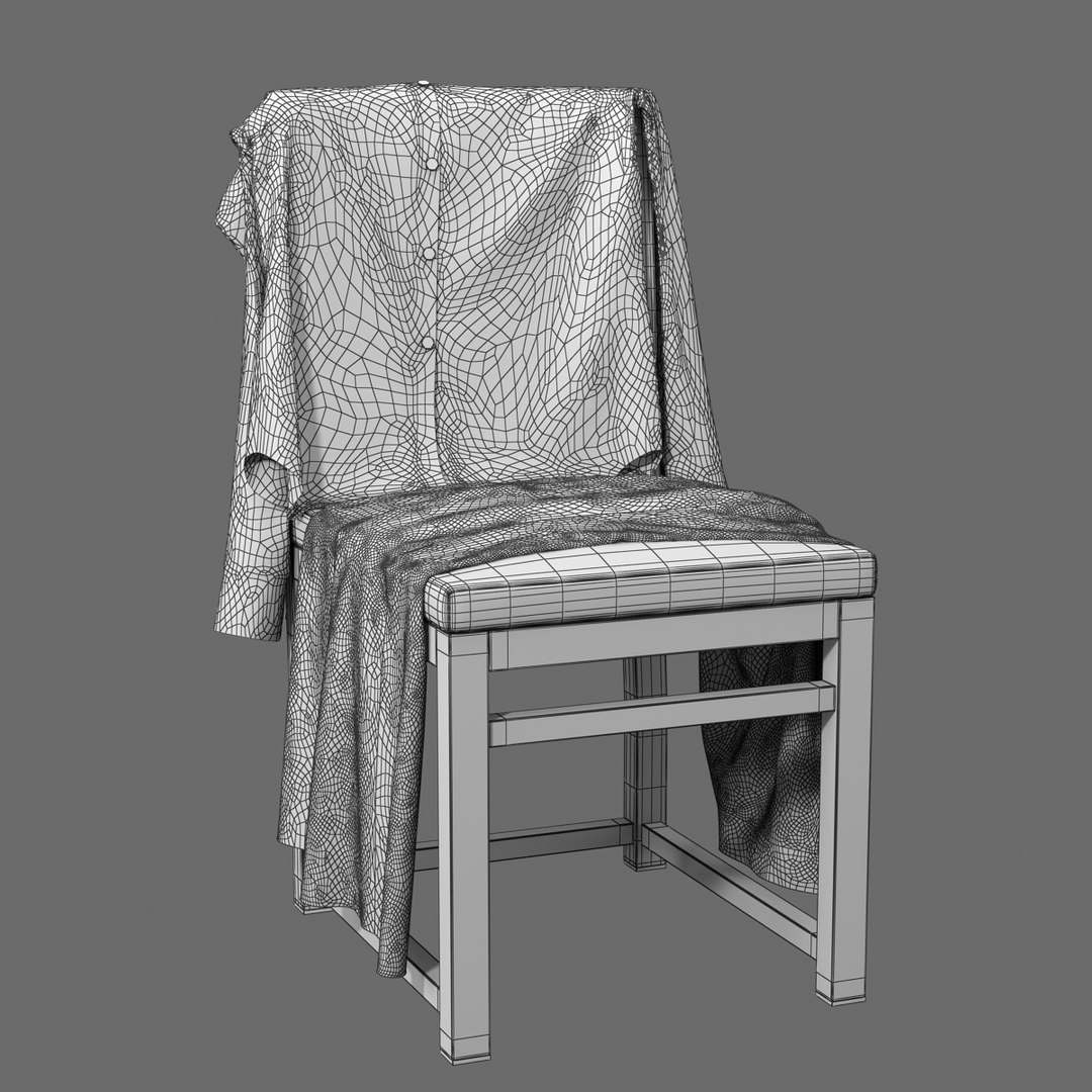 Realistic Clothes 3d Model