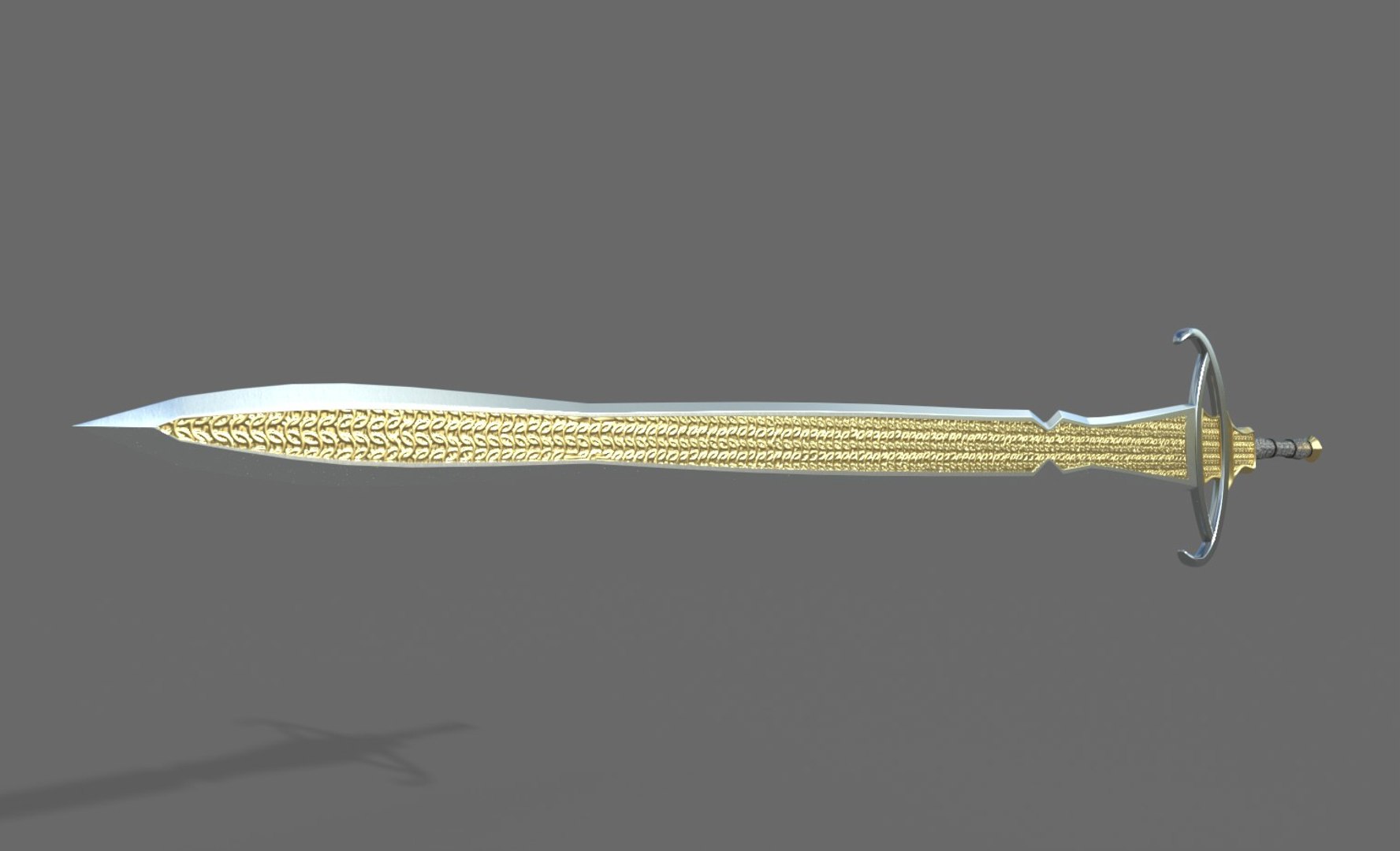 3D Model Ceremonial Knight Blade - TurboSquid 1328504