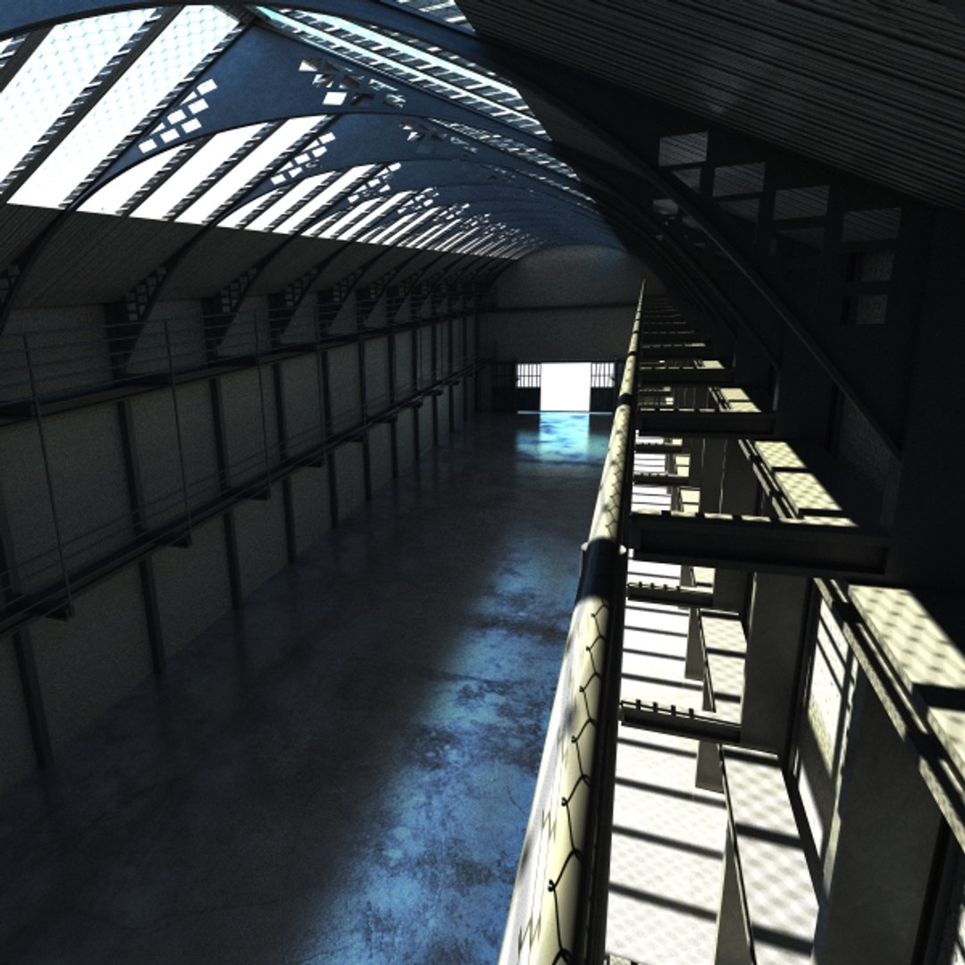 Warehouse Hangar 3d Model