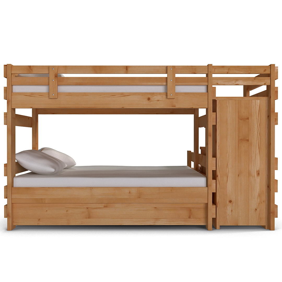 3d bunk bed model