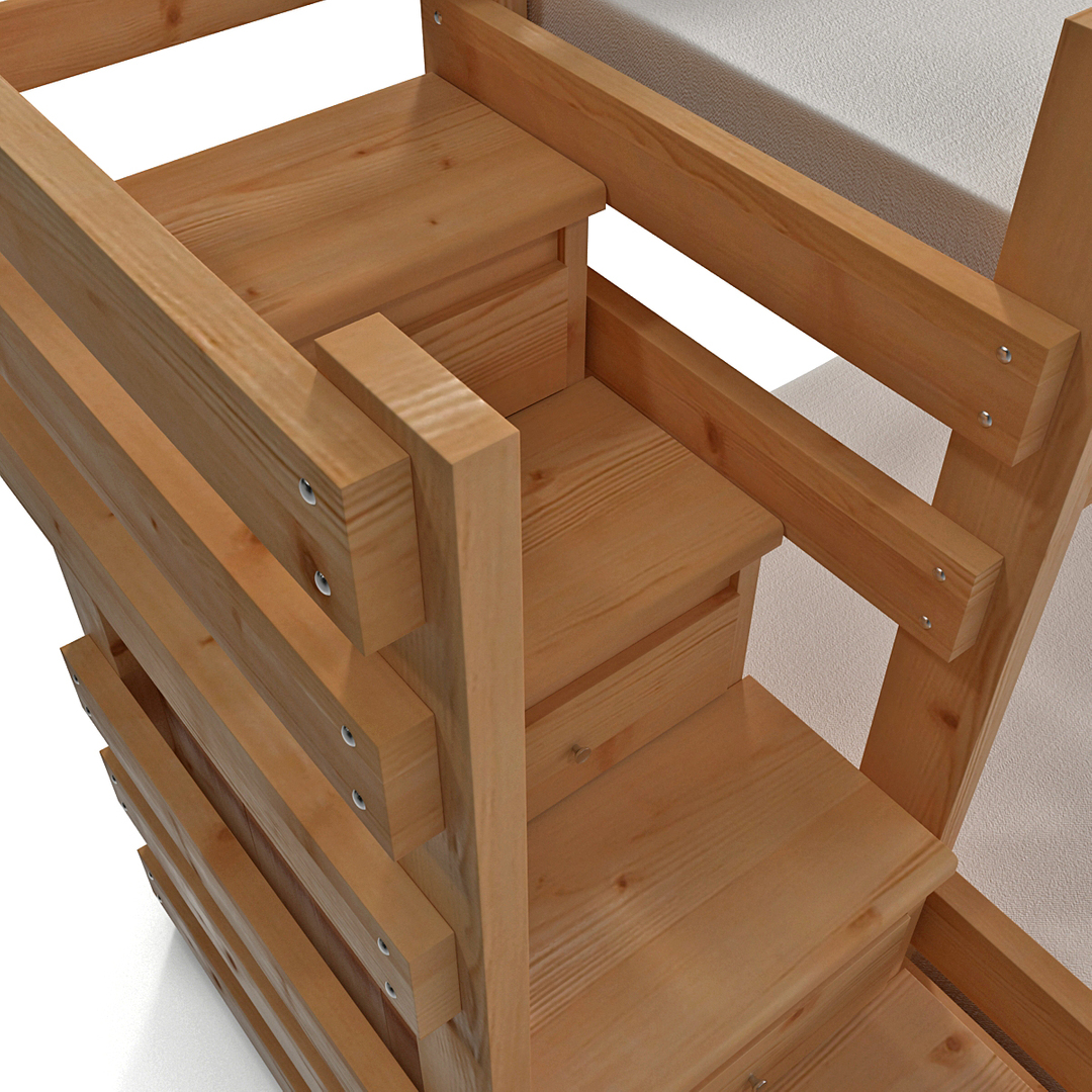 3d Bunk Bed Model