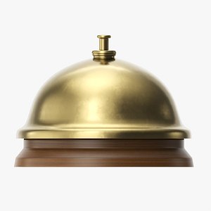 Reception bell classic 3D model
